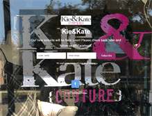 Tablet Screenshot of kiekatecouture.com